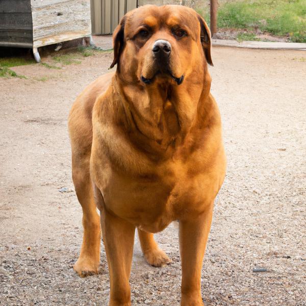 Golden Rottie Retriever